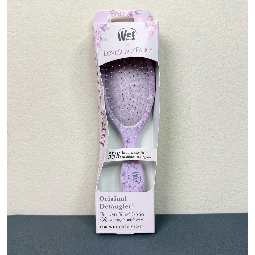 LoveShackFancy x Target – WetBrush Purple Floral Original Detangler Brush